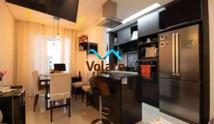 Apartamento à venda em Osasco-SP, bairro Jaguaribe: 2 quartos, 1 suíte, 2 salas, 1 banheiro, 1 vaga de garagem, 60m² de área. Confira!