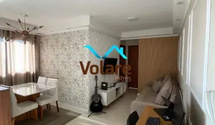 Apartamento de 48 m² com móveis planejados e 2 dormitórios - Condomínio Aquática Residencial
