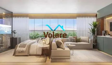 Apartamento de Luxo no Centro de Osasco-SP: 2 quartos, 2 suites, 2 salas, 3 banheiros, 2 vagas, 64m² de área.