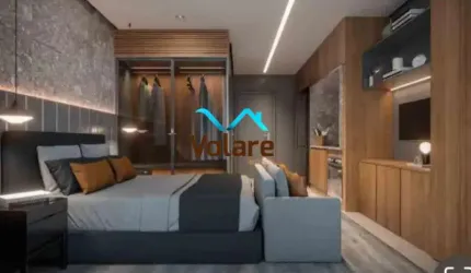 Studio de luxo à venda em condomínio exclusivo no Butantã, São Paulo-SP! 1 quarto, 1 banheiro, 28m² de pura sofisticação.
