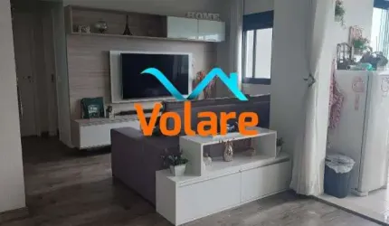 Apartamento à venda no Continental Osasco: 2 quartos, 1 suite, sala com living ampliados, 2 vagas - 78m² de área privativa.
