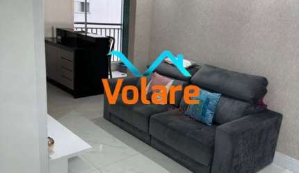 Apartamento à Venda em Osasco-SP, Bairro Continental: 2 Quartos, 1 Suíte, 2 Salas, 1 Vaga, 65m².