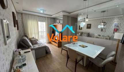 Apartamento à venda em Osasco-SP, bairro Umuarama: 3 quartos, 1 suíte, 1 sala, 2 banheiros, 1 vaga de garagem - 74m²