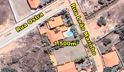 VERAS VENDE  TERRENO 1.500M² NO PORTO DAS DUNAS