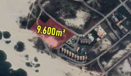 VERAS VENDE TERRENO 9.600M² NO PORTO DAS DUNAS