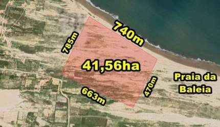 VERAS VENDE Terreno com 41,56ha em Itapipoca-CE, próximo a P