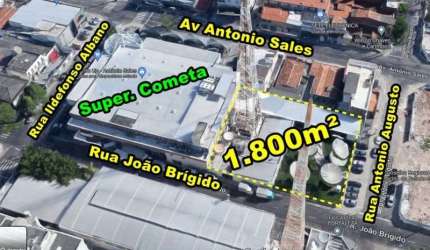 VERAS VENDE TERRENO 1.800m² NA RUA ANTONIO AUGUSTO