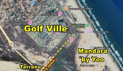 VERAS VENDE TERRENO 18.900m² AO LADO DO GOLF VILLE - PORTO DAS DUNAS - AQUIRAZ-CE
