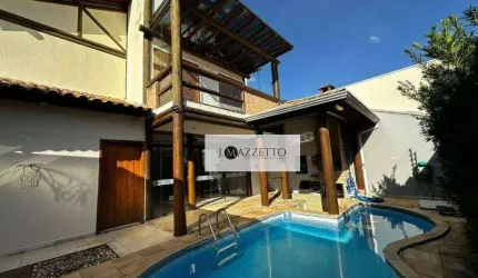 Sobrado com 3 dormitórios para alugar, 257 m² por R$ 8.400,00/mês - Jardim Portal dos Ipês - Indaiatuba/SP