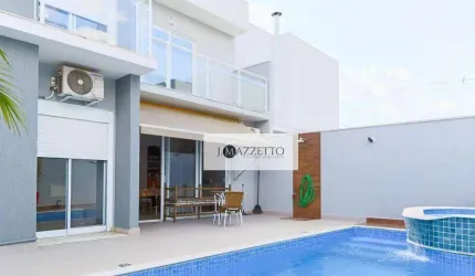 Sobrado com 4 dormitórios, 285 m² - venda por R$ 1.800.000,00 ou aluguel por R$ 15.006,59/mês - Residencial Beira da Mata - Indaiatuba/SP