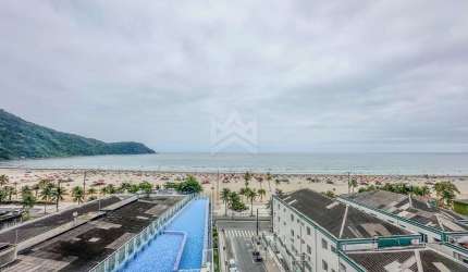 APARTAMENTO FRENTE MAR 4 DORMITÓRIOS 3 SUÍTES 213 M² - FORTE, PRAIA GRANDE/SP