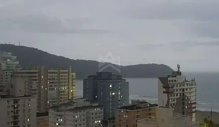 Apartamento de 2 Dormitórios vista mar no Canto do Forte – Praia Grande/SP