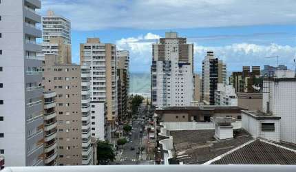 Apartamento Vista Mar à venda com 3 quartos no Forte, Praia Grande-SP, 139,70 m²