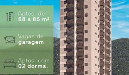 Apartamento Construção 02 dormitórios bairro Marapé á venda em Santos .