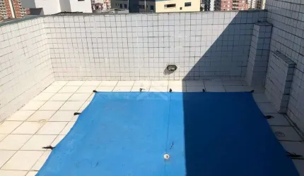 Cobertura com 3 quartos e piscina à venda na Tupi Praia Grande-SP, 185,26 m²