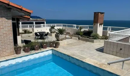 Cobertura de 4 Quartos à Venda no Bairro Ocian - Praia Grande/SP | Vista Mar