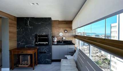 Cobertura Duplex à venda 3 quartos piscina e terraço gourmet TUPI Praia Grande