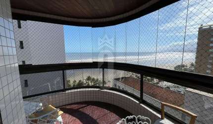 APARTAMENTO VISTA MAR MOBILIADO 3 DORMITÓRIOS 120M² - FORTE, PRAIA GRANDE/SP