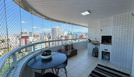 Apartamento  Vista mar à venda 3 quartos, 1 Suíte na Guilhermina Praia Grande-SP