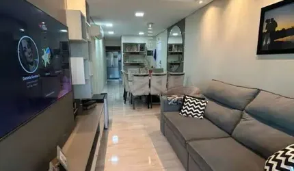 Apartamento Praia Grande à venda 3 quartos 2 Suítes Mobiliado no Canto do Forte
