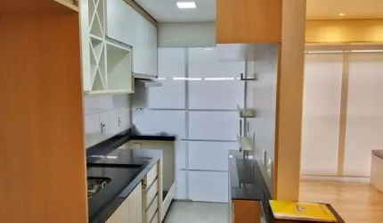 Apartamento NOVO, rico em marcenaria moderna em todos os ambientes. 2 dormitórios, 1 suíte, 1 vaga coberta, lazer completo. Avenida do Taboão, SBC