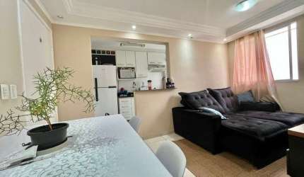 Apartamento à venda em São Bernardo do Campo-SP, Jardim Borborema: 2 quartos, 1 sala, 1 banheiro, 1 vaga, 48m²!