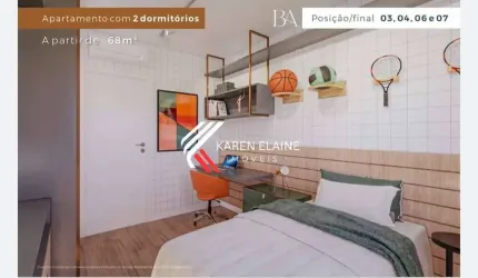 Apartamento à Venda com 02 dormitórios, sendo 01 suíte em São José