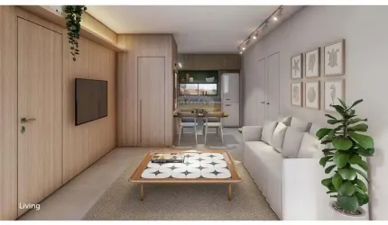 Apartamento de 2 quartos com 2 suítes em Guarajuba, Camaçari-BA: 70m² de pura sofisticação!