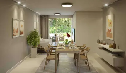 Apartamento de alto padrão em Itacimirim: 3 quartos, 2 suítes, 85m², 2 vagas - Camaçari-BA