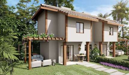 Casa em condomínio à venda em Mata de São João-BA, na Praia do Forte! 2 quartos, 2 suítes, 1 sala, 3 banheiros, 2 vagas e 1.915m² de área.