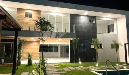 Oportunidade única: Casa de luxo em condomínio com 6 quartos e 6 suítes em Guarajuba, Camaçari-BA - 500m² de área!