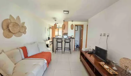 Apartamento à venda em Itacimirim, Camaçari-BA: 2 quartos, 2 suítes, 1 sala, 3 banheiros, 1 vaga de garagem, 65,00 m².