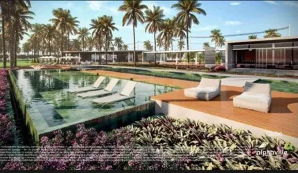 Alphaville Guarajuba Terreno em Condomínio de Luxo em Guarajuba - Camaçari-BA  845.39m² de Área