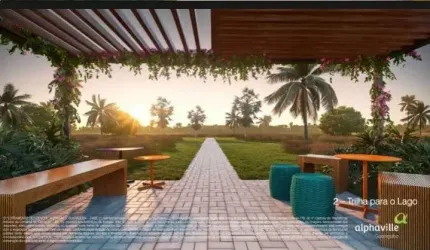 Alphaville GuarajubaTerreno em condomínio à venda em Guarajuba, Camaçari-BA, com 758,44 m² de área.