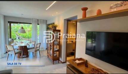 Casa de luxo em condomínio na Praia do Forte: 3 quartos, 3 suítes, 4 banheiros, 2 vagas, 136m² - Mata de São João-BA