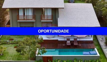 Casa VENDA EM PRAIA DO FORTE CONDOMÍNIO ILHA DOS PÁSSAROS, 5 quartos, 3 suítes, 3 salas, 6 banheiros, 4 vagas, 350m² - Mata de São João-BA