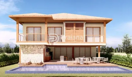 TERRENO A VENDA EM ALPHAVILLE GUARAJUBA COM ALVARÁ DE CONSTRUÇÃO E PROJETO ARQUITETÔNICO