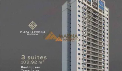 Apartamento com 3 dormitórios à venda, 109 m² por R$ 915.000,00 - Jardim Olhos D'Água - Ribeirão Preto/SP