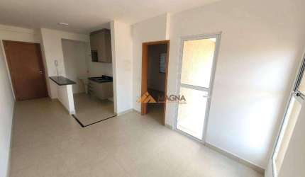Apartamento com 1 quarto para alugar, 40 m² por R$ 2.181/mês - Ribeirânia - Ribeirão Preto/SP