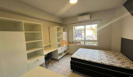 Apartamento mobiliado com 1 quarto suíte para alugar, 22 m² por R$ 1.960/mês - Iguatemi - Ribeirão Preto/SP