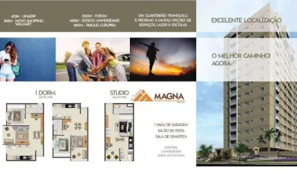 Apartamento à venda, 33 m² por R$ 220.000,00 - Ribeirânia - Ribeirão Preto/SP