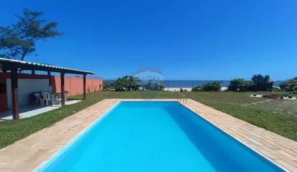 Casa da praia, pé na areia, 3 quartos, 1440m2 de área total em Ponta Negra