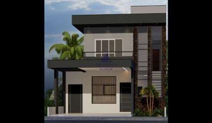 Casa em construção - Condomínio Recanto Tropical - Taubaté/SP  - 3 Dormitórios