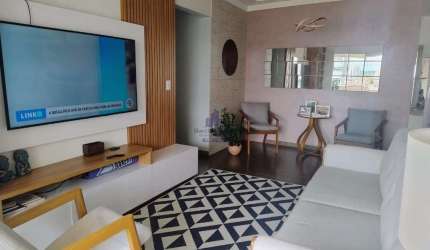 Apartamento à venda em Taubaté-SP, Vila das Jabuticabeiras: 2 quartos, 1 suíte, 2 salas, 2 banheiros, 1 vaga, 72m².