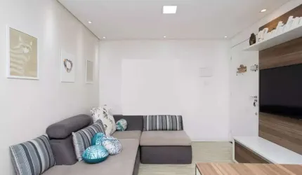 Lindo apartamento no condomíno Santa Tereza, 2 dormitórios, sala para dois ambientes, Condomníno co