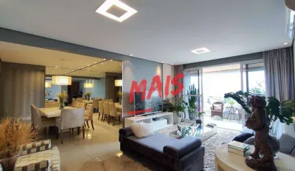 Apartamento com lazer, varanda, 3 suítes, à venda, 180 m² - Ponta da Praia - Santos/SP