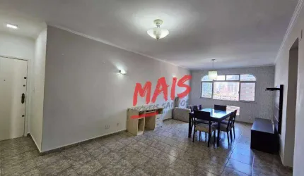 Apartamento 200m da praia, 2 quartos para alugar, 110 m² no Boqueirão - Santos/SP