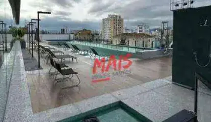 Apartamento com 2 dormitórios à venda, 83 m² por R$ 1.560.000,00 - Aparecida - Santos/SP