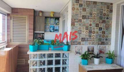 Apartamento com 2 dormitórios à venda, 78 m² por R$ 1.220.000 - Ponta da Praia - Santos/SP