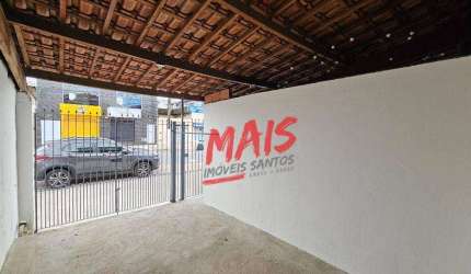 Casa com 3 dormitórios para alugar, 150 m² por  - Rádio Club - Santos/SP